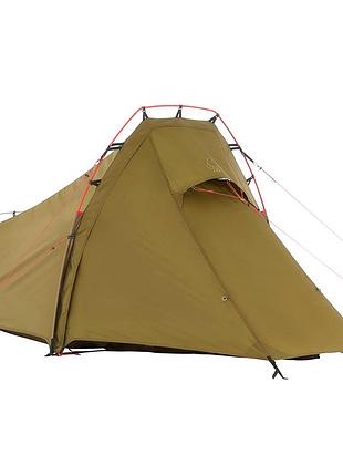 Намет nordisk svalbard 1 pu для туризму та походів легкий двошаровий зі швидким встановленням і вентиляцією sc-471