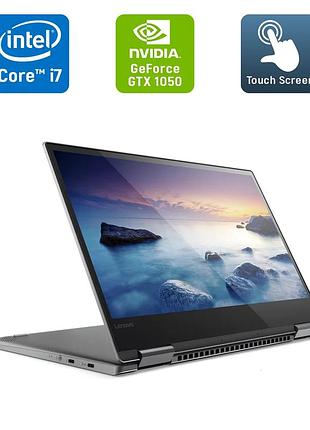 Ноутбук-трансформер б-класс lenovo yoga 720-15 ikb / 15.6" (3840x2160) ips touch / intel core i7-7700hq (4 (8) ядра по 2.8 - 3.8