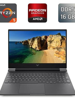 Игровой ноутбук б-класс hp victus 15-fb2 / 15.6" (1920x1080) ips / amd ryzen 5 7535hs (6 (12) ядер по 3.3 - 4.55 ghz) / 16 gb ddr5