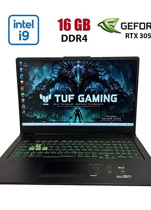 Ігровий ноутбук asus tuf f17 fx706hcb / 17.3" (1920x1080) ips / intel core i9-11900h (8 (16) ядер по 2.1 - 4.9 ghz) / 16 gb ddr4 /