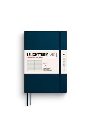Блокнот leuchtturm1917 середній м'яка обкладинка deep sea лінія (372206)