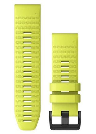 Garmin fenix 6x 26mm quickfit amp yellow silicone band