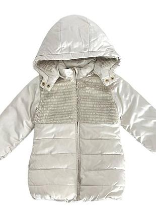 313999 куртка для дівчинки chicco 104 см молочна