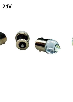 Автолампа світлодіодна t25 p21w 1156 24в smd 2835 9 led cristal білий (11280)
