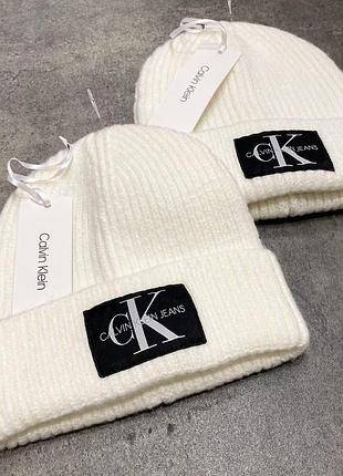 Шапка брендовая calvin klein