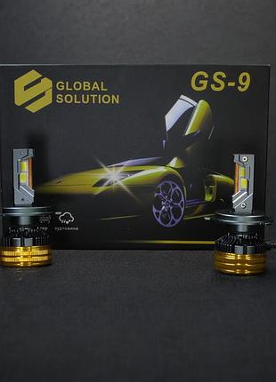 Автомобільна лампа gs9 h4 h/l 12-22v 3570 cooler 85w 15000lm 6000к