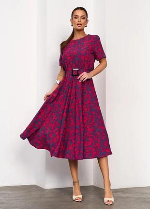 Плаття issa plus 15745 xxl мультиколор