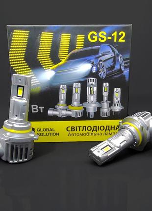 Світлодіодна лампа gs-12 hb4 (9006) з активним охолодженням та мідним стрижнем