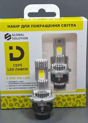 Led лампа gs type 2 d2s/d4s 45w 10000lm – замена ксенона 1 в 1