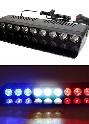 Стробоскоп gs 9 led r/w/b 12v