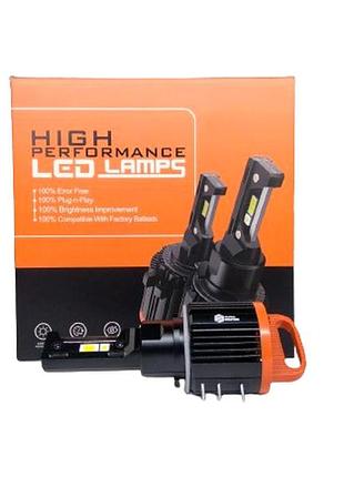 Автомобільна led лампа gs h15 10-20v csp 55w 6000k 10000lm (90015)