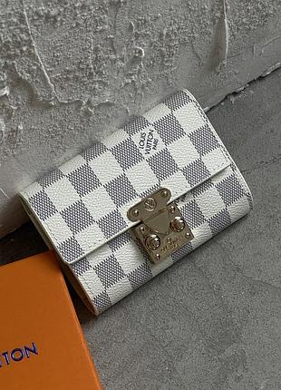 Гаманець louis vuitton pallas маленький бежева клітка