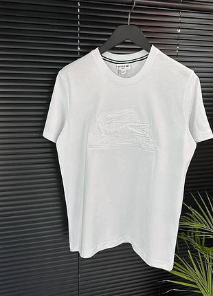 Брендовая мужская футболка lacoste