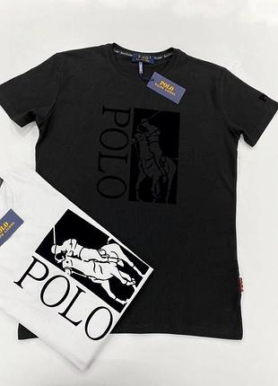Брендовая мужская футболка polo