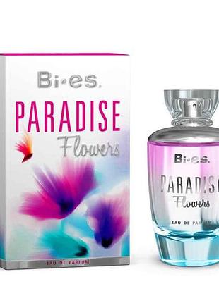 Туалетна вода жін. paradise flowers 100 мл (cкло) тм bi-es