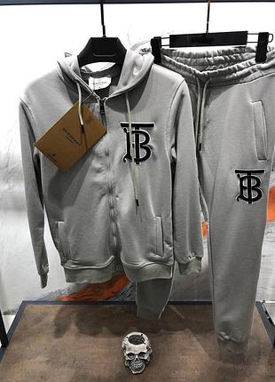 Брендовый мужской спортивный костюм burberry