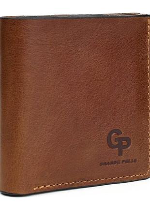 Портмоне lettera з монетницею, теракот gp 537623 grande pelle nai