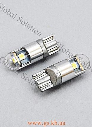 Автолампа gs t10-3030-3-smd 12-24v samsung white