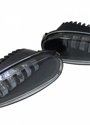 Противотуманна led фара для автомобіля daewoo lanos/sens 50w 5lenz