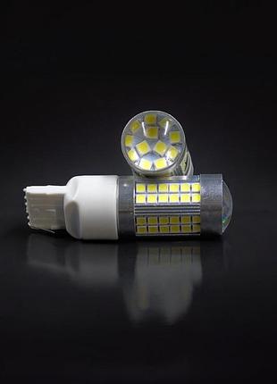 Світлодіодна автомобільна лампа gs 7440-3030-72smd 12-24v super canbus білий