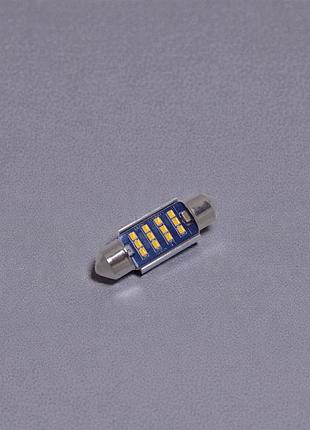 Led лампа c5w/festoon 36 мм canbus 4300k — gs fs-2016 теплий білий світло