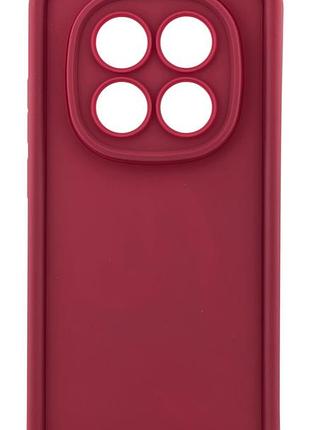 Чехол shock case для xiaomi redmi note 15 pro 4g бампер силиконовый бордовый