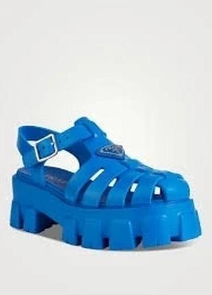 Prada monolith blue