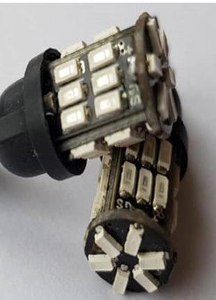Автолампа gs t10-3014-30-smd 12v green