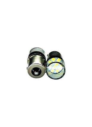 Автолампа світлодіодна gs 12v s25 1156-3030-10smd samsung білий