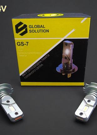 Светодиодная лампа h7 gs-7 16w 5000lm 6500k 24v
