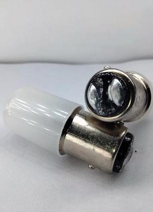 Автолампа gs 1157-3030-18smd 12v samsung двоконтактна біла