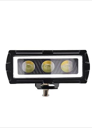 Светодиодная фара gs 30w 6csp 12-50v lenz flood + режим дхв 125мм 50мм 55мм ip67