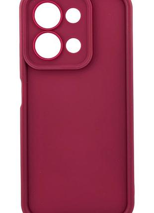 Чехол shock case для телефона xiaomi redmi 15c 4g eu (eu version код модели 25078ra3ee) 173mm бампер силиконовый бордовый
