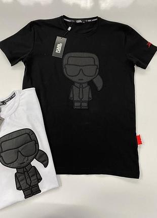 Брендовая мужская футболка karl lagerfeld