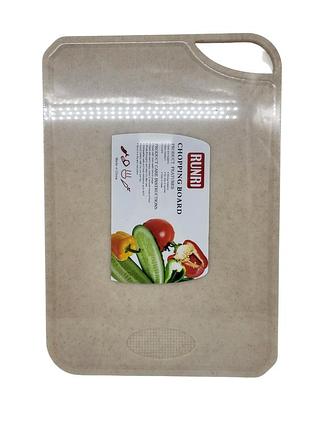 Дошка кухонна пластикова бежева 27*39см