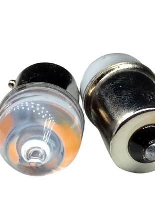Автолампа gs 1156 2835 9smd 12v cristal одноконтактная (аналог лампы py21w (ba15s))