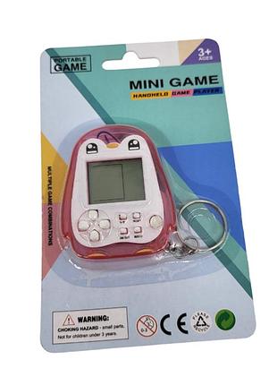 Тетрис "mini game" пингвин, микс на блист на батар р-игр. 6*5см