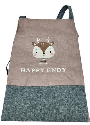 Фартук водонепроницаемый с карманом "happy endy" 63*70см