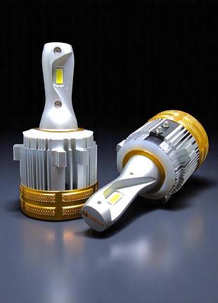 Светодиодная лампа головного света g2-h7 55w 10000lm 6500k | global solution