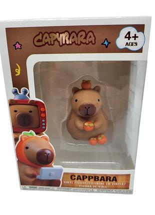 Фигурка коллекционная "капибара" 16*9*11,5см микс