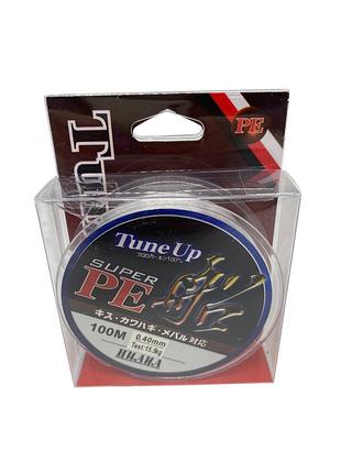 Леска "tuneup" 100м ре черная, тест 15,5кг 0,40мм