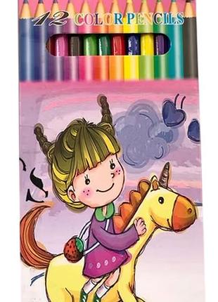 Набор карандашей цветных 12шт "color"