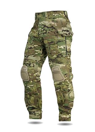 Брюки с наколенниками kalista military full-pro из рип-стопа, мультикам