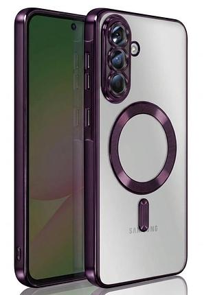 Чехол fiji chrome для samsung galaxy a57 5g (a576) с magsafe и защитой камер purple