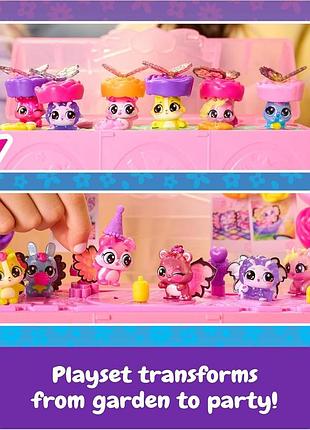 Hatchimals bloomables bloom bash collectibles pack spin master 6075222 хетчімалс набір з 6 сюрприз-фігурок 4