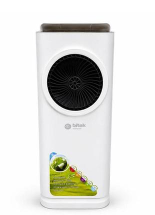 Портативний безлопатевий кондиціонер bitek bt-5500 вентилятор зволоження повітря на пульті дистанційного керування 4000 вт білий
