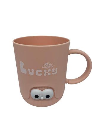 Чашка пластиковая "lucky" детская микс 8.5*10.5см
