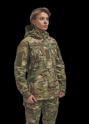 Жіноча тактична куртка fc combat fit, мультикам
