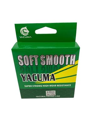 Леска "yacuma" 100м нейлон серебряная, тест 12,0кг 0,35мм