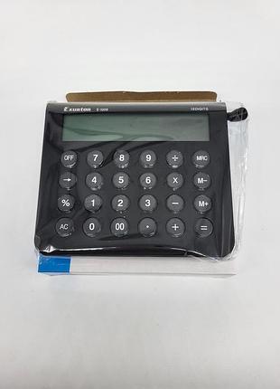Калькулятор "exunton" 162*150*35мм с подставкой для ручки на батарейках